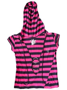 KIRA PLASTININA HOODED TOP